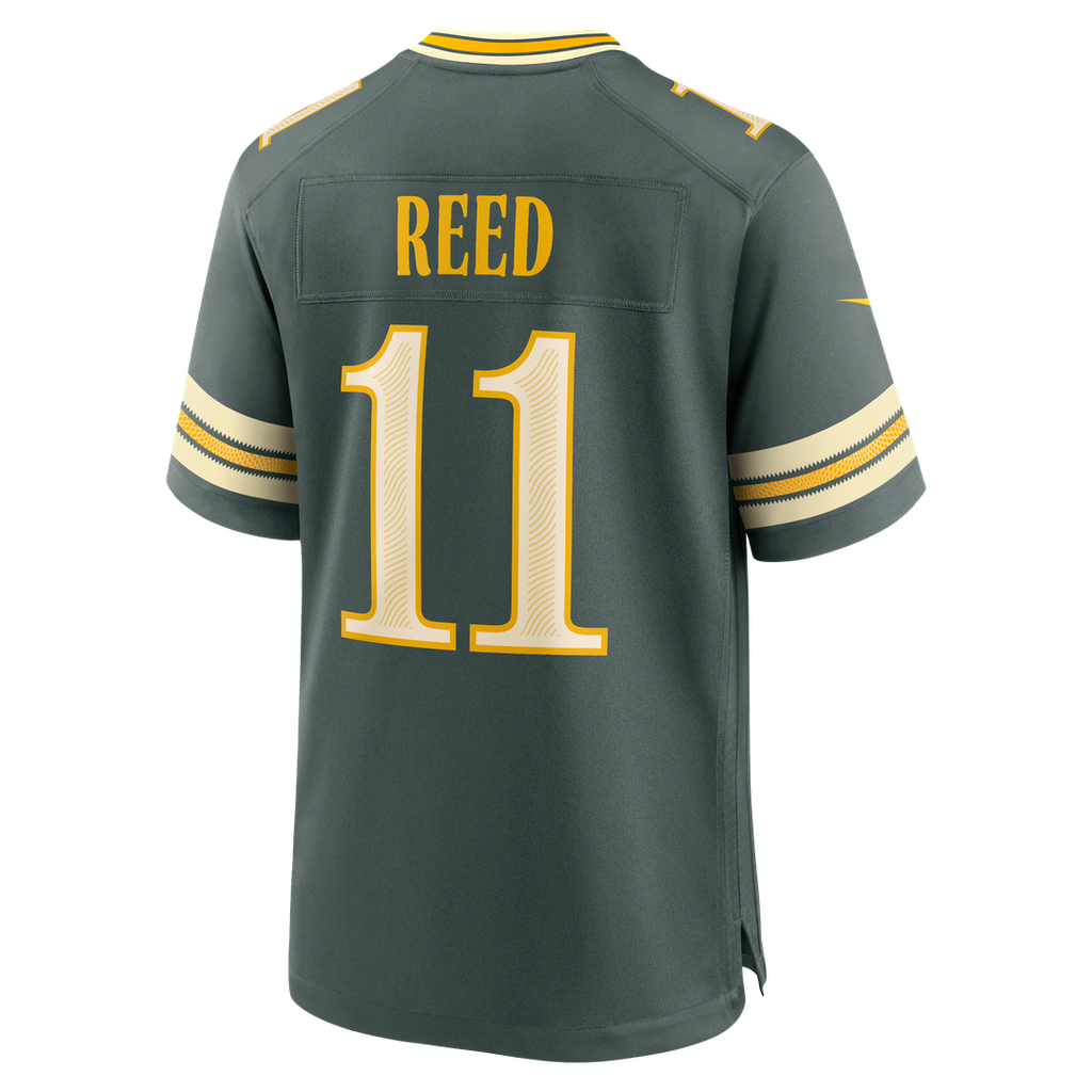 Green Bay Packers Jayden Reed Nike 2026 Rivalries Collection Game Jersey - Green