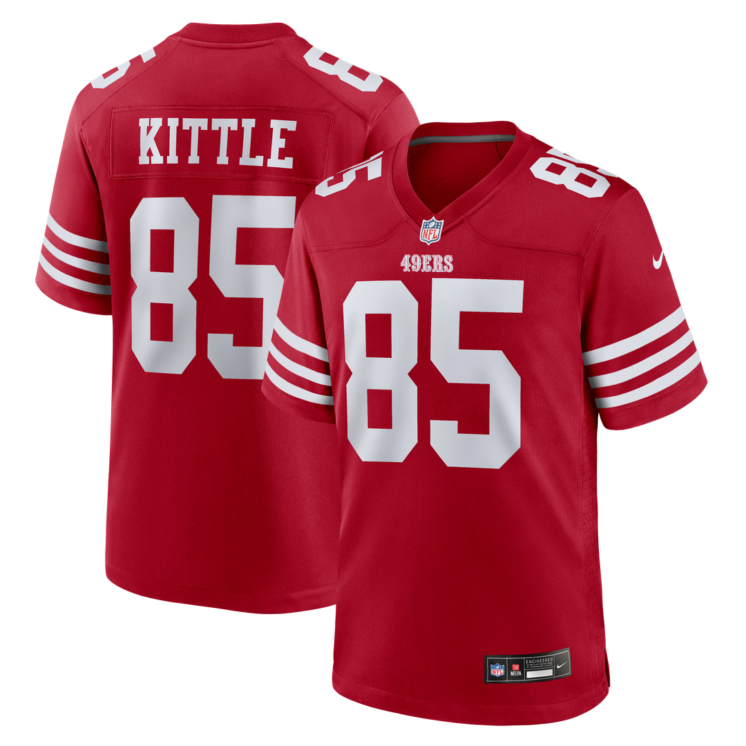 San Francisco 49ers George Kittle Nike Team Game Jersey - Scarlet