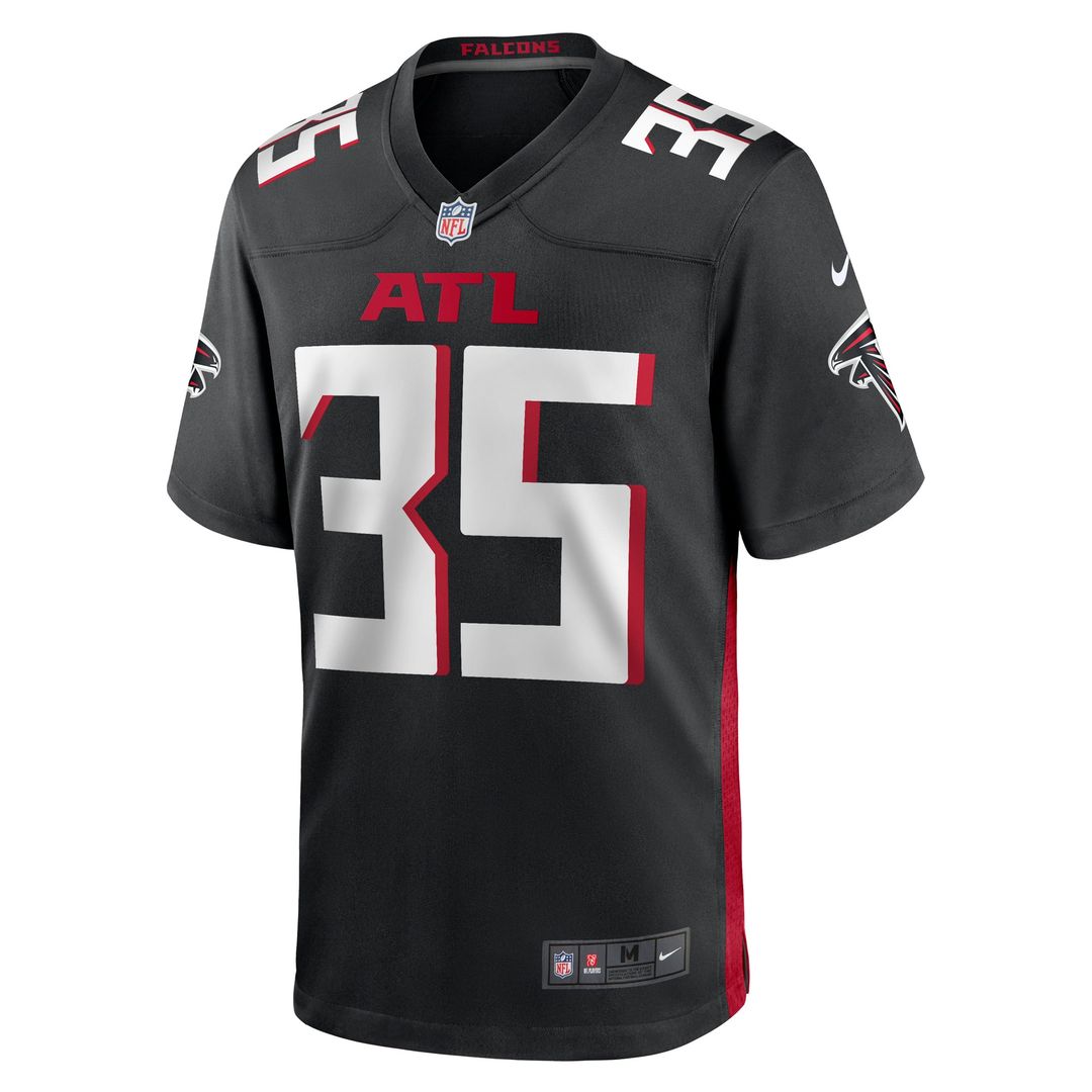 Atlanta Falcons Natrone Brooks Nike Team Game Jersey - Black
