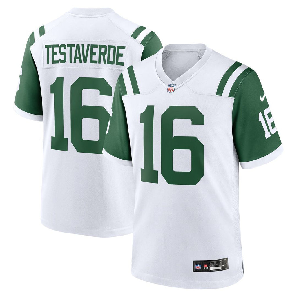 New York Jets Vinny Testaverde Nike Retired Player Alternate Game Jersey - White