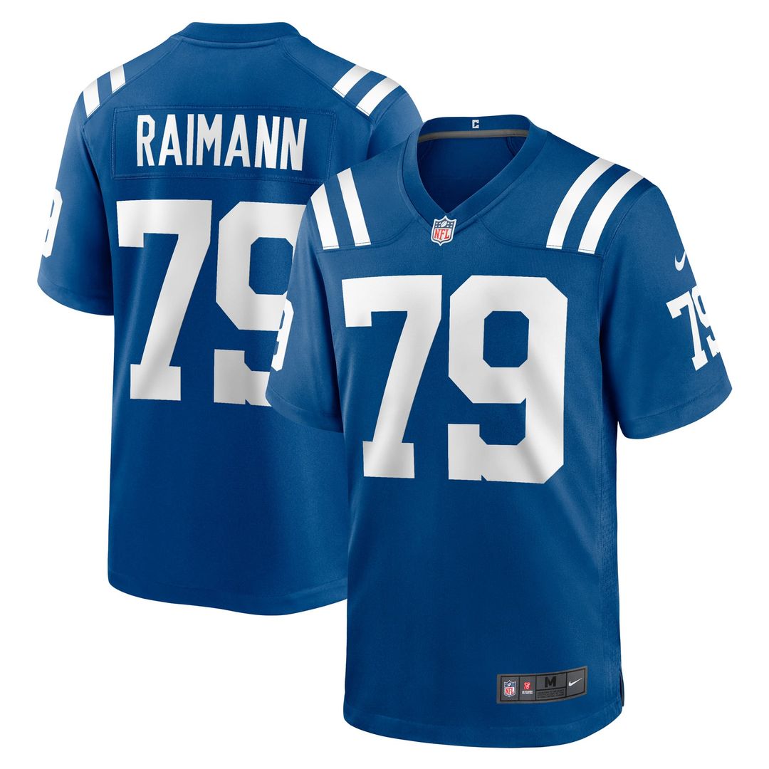 Indianapolis Colts Bernhard Raimann Nike Player Game Jersey - Royal