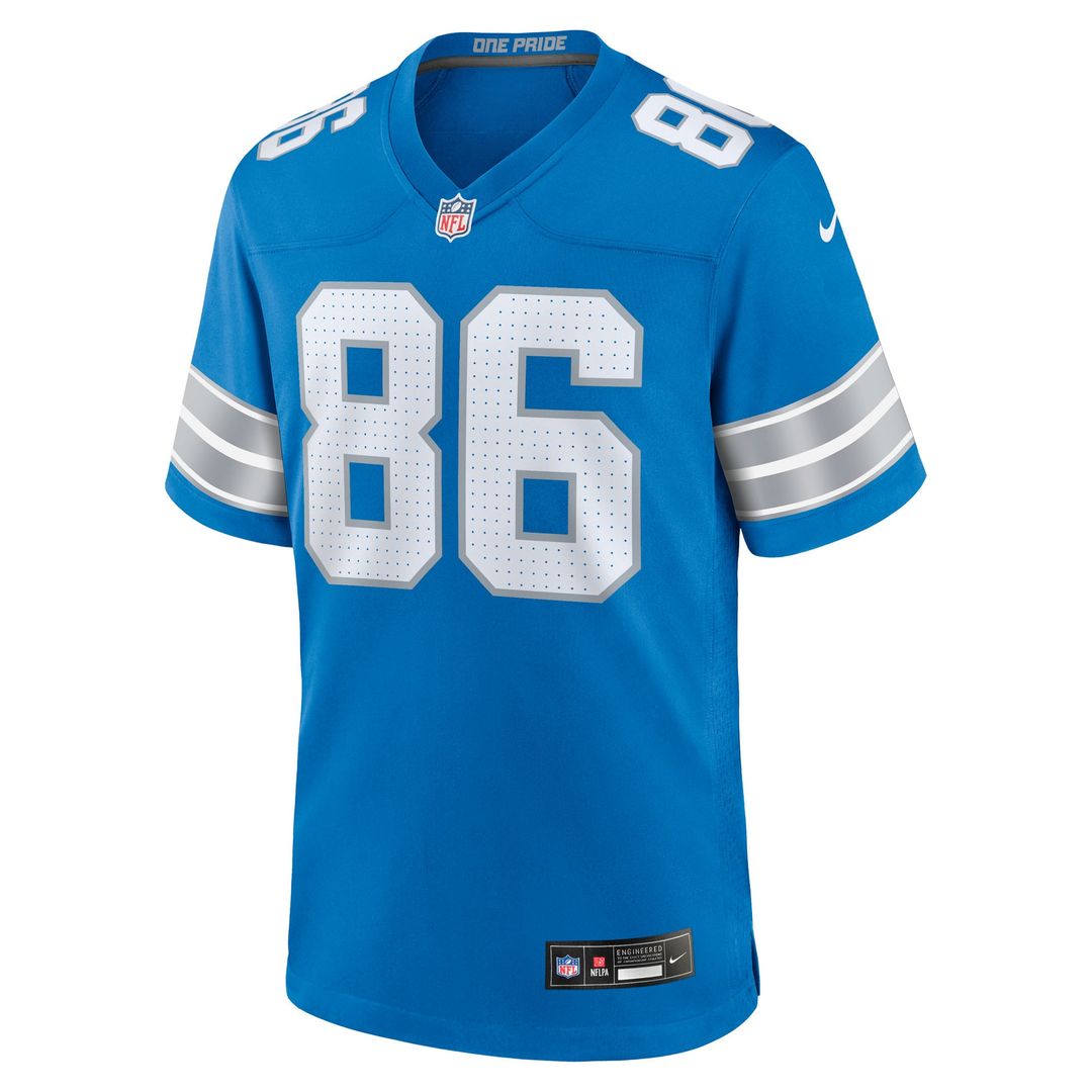Detroit Lions Anthony Firkser Nike Team Game Jersey - Blue