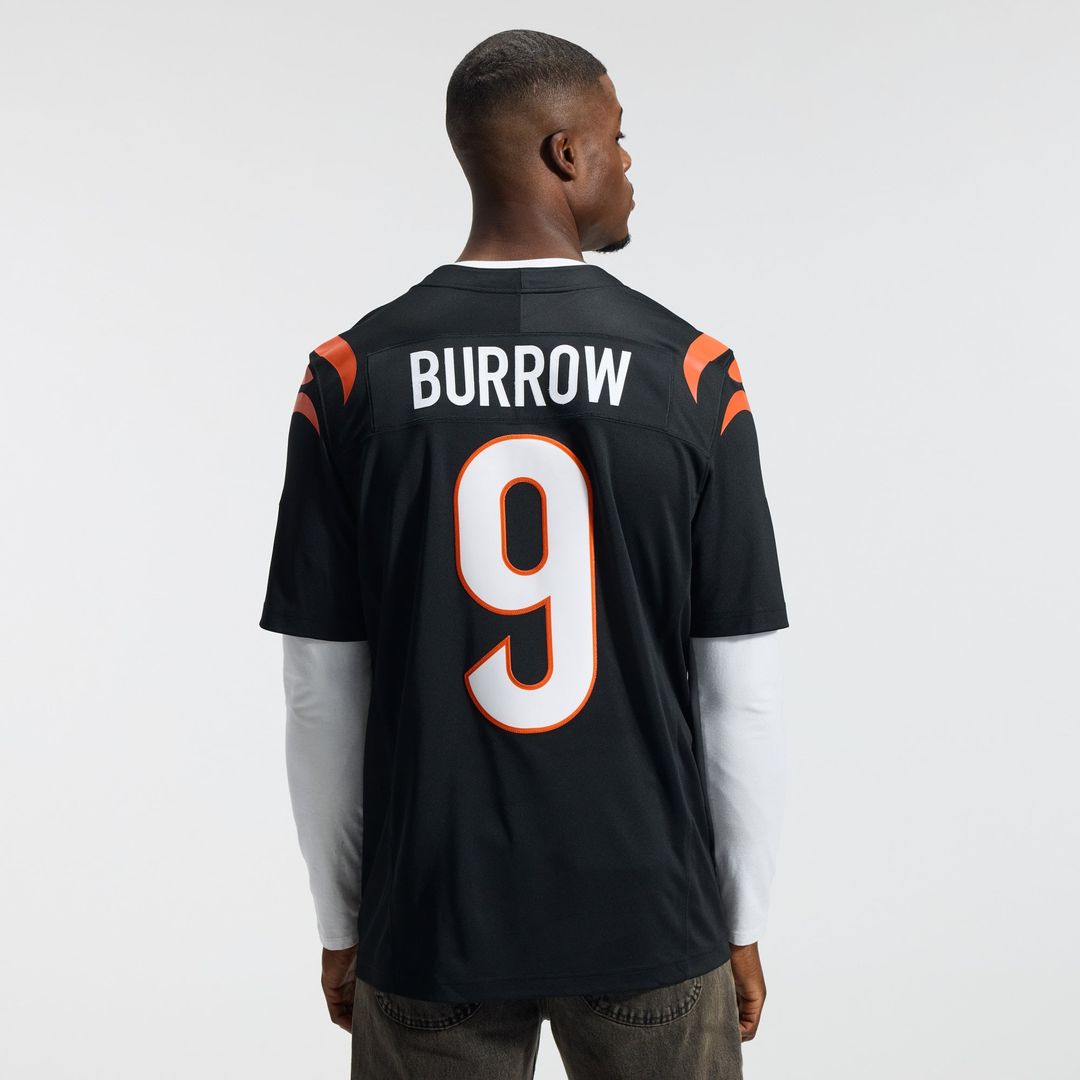 Cincinnati Bengals Joe Burrow Nike Team Vapor F.U.S.E. Stitched Limited Jersey - Black