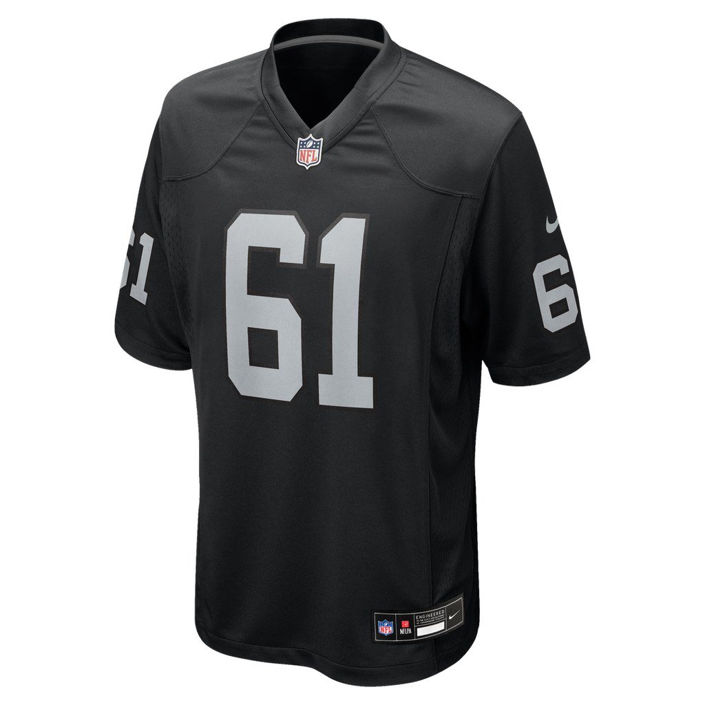 Las Vegas Raiders Jordan Meredith Nike Game Player Jersey - Black