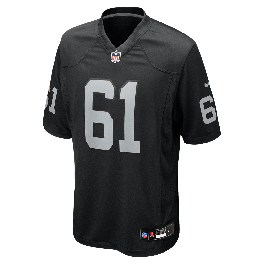 Las Vegas Raiders Jordan Meredith Nike Game Player Jersey - Black
