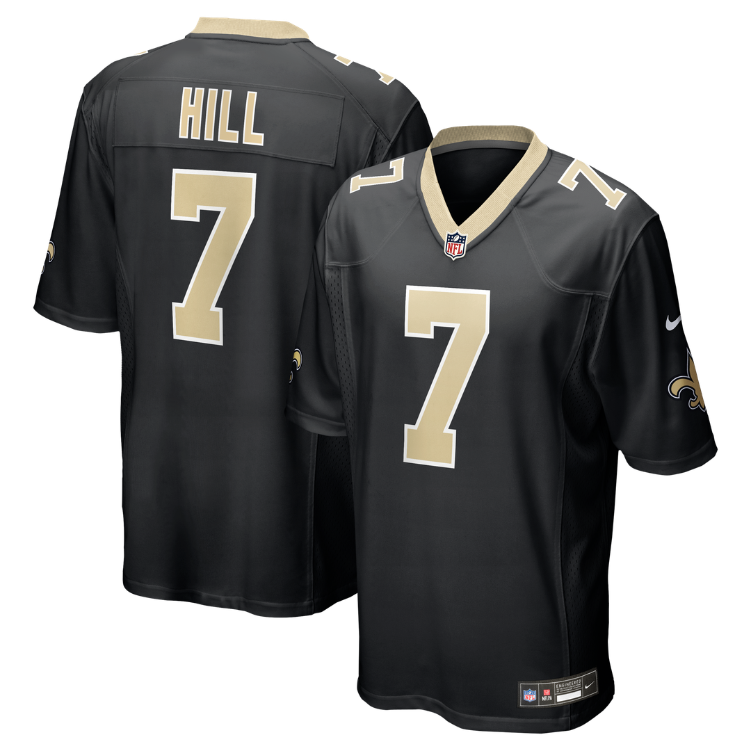 New Orleans Saints Taysom Hill Nike Game Jersey - Black