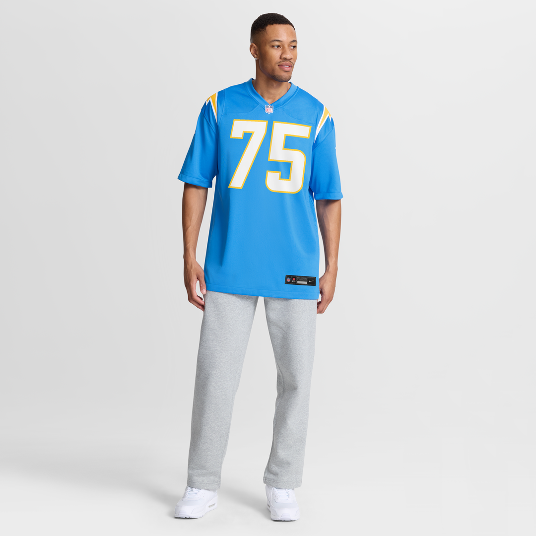Los Angeles Chargers Bradley Bozeman Nike Game Jersey - Powder Blue