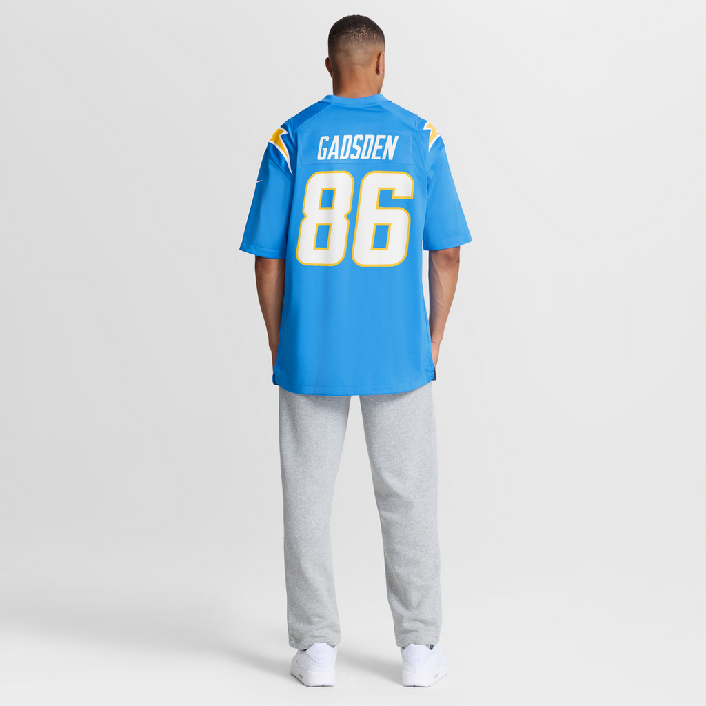 Los Angeles Chargers Oronde Gadsden Nike Team Game Jersey - Powder Blue