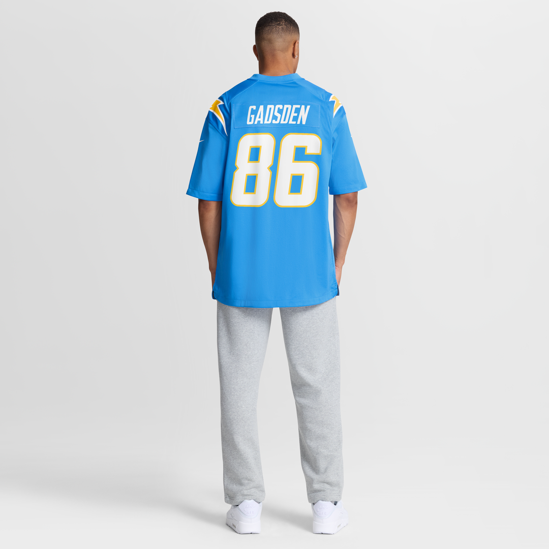 Los Angeles Chargers Oronde Gadsden Nike Team Game Jersey - Powder Blue