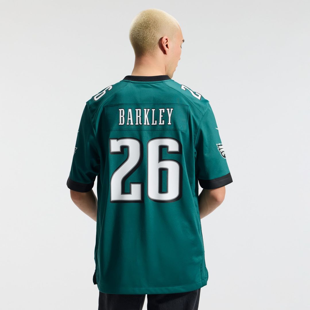 Philadelphia Eagles Saquon Barkley Nike Game Jersey - White
