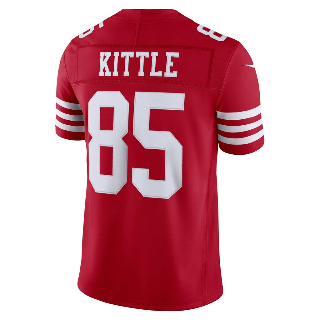 San Francisco 49ers George Kittle Nike Team Vapor F.U.S.E. Stitched Limited Jersey - Scarlet