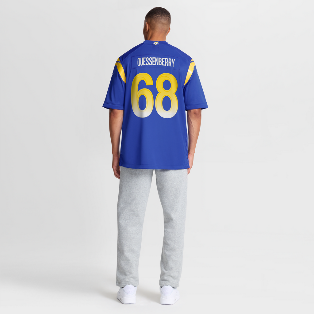 Los Angeles Rams David Quessenberry Nike Team Game Jersey - Royal