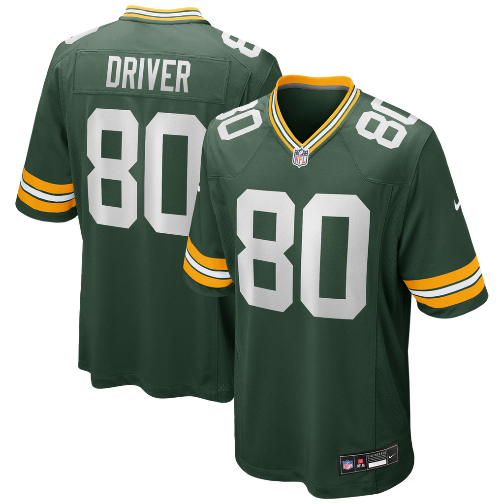 Green Bay Packers Donald Driver Nike Game Retired Player Jersey - Green