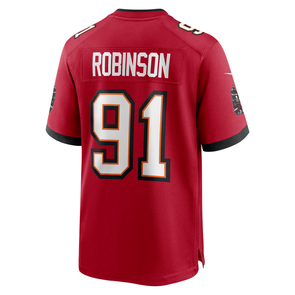 Tampa Bay Buccaneers A'Shawn Robinson Nike Team Game Jersey - Red