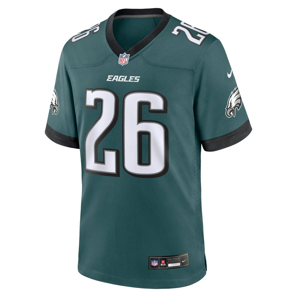 Philadelphia Eagles Saquon Barkley Nike Game Player Jersey - Midnight Green