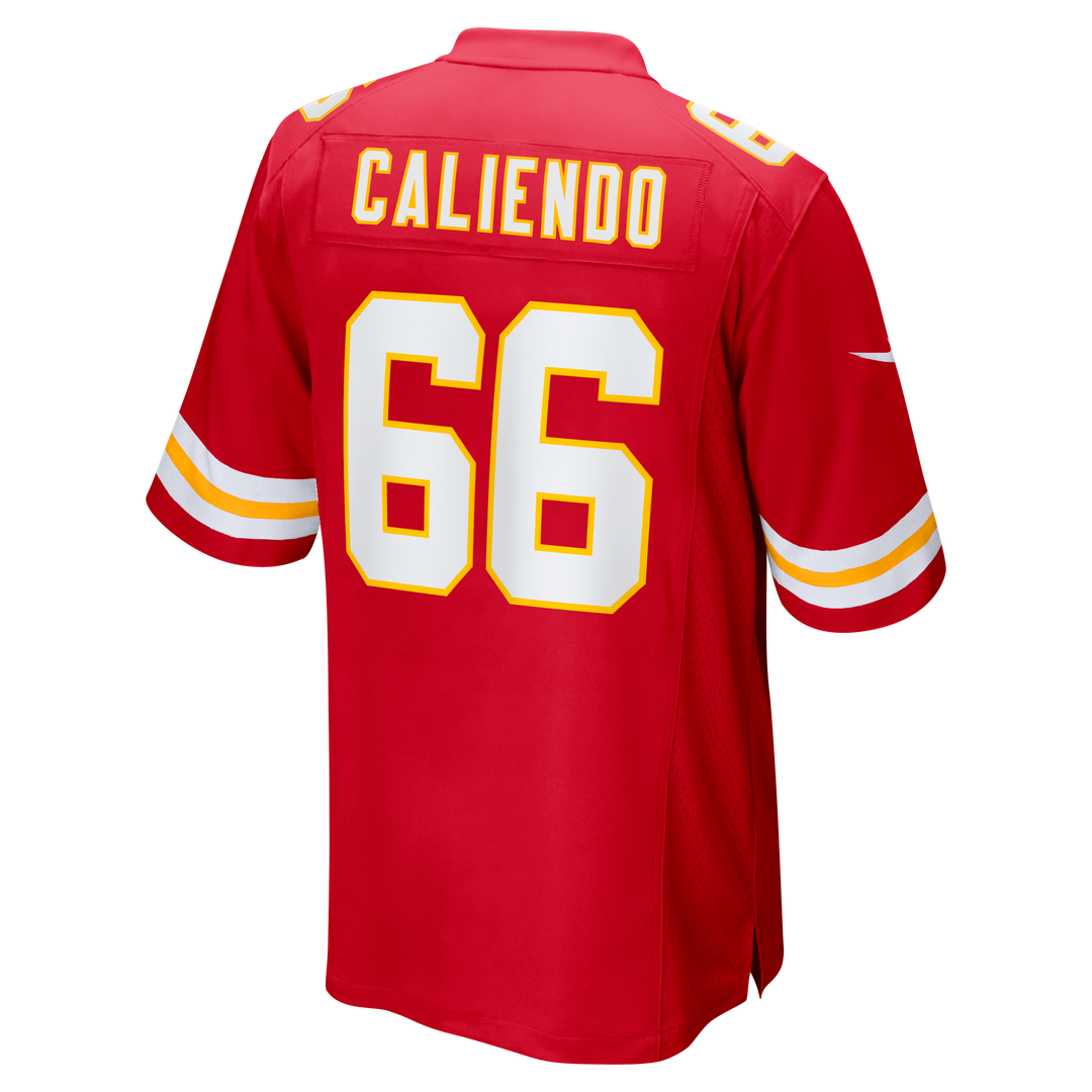 Kansas City Chiefs Mike Caliendo Nike Game Player Jersey - Red