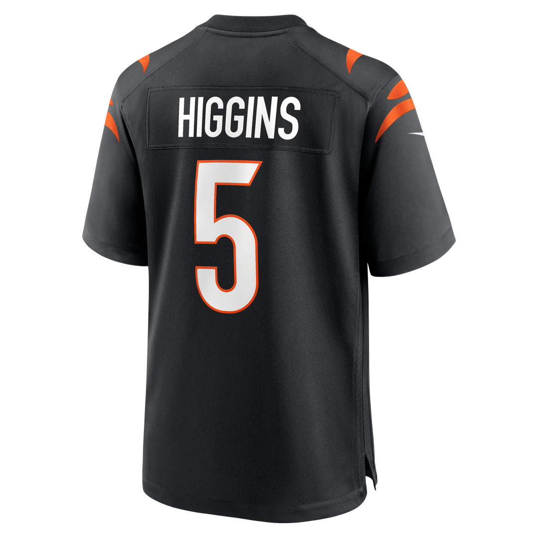 Cincinnati Bengals Tee Higgins Nike Game Player Jersey - Black