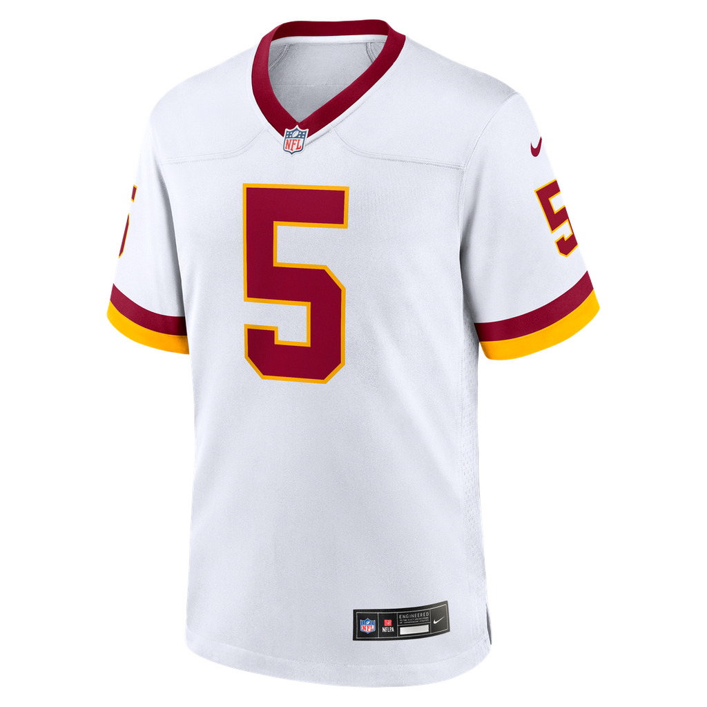 Washington Commanders Hail Raiser Washington Commanders Jayden Daniels Nike Alternate Game Jersey - Black