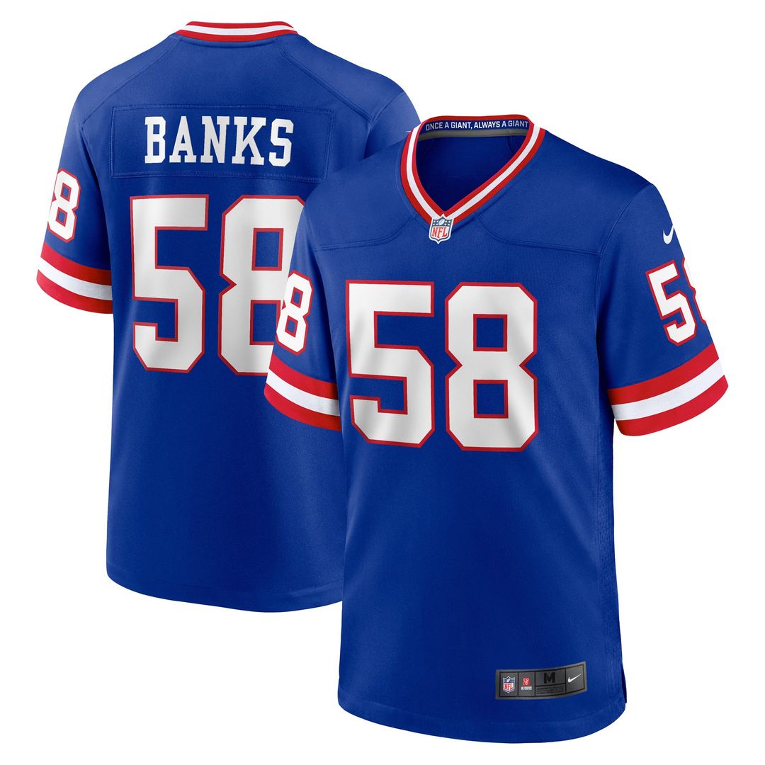 New York Giants Carl Banks Nike Retired Player Alternate Game Jersey - Royal