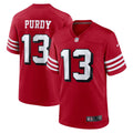 San Francisco 49ers Men San Francisco 49ers Brock Purdy Nike Alternate Game Player Jersey - Scarlet