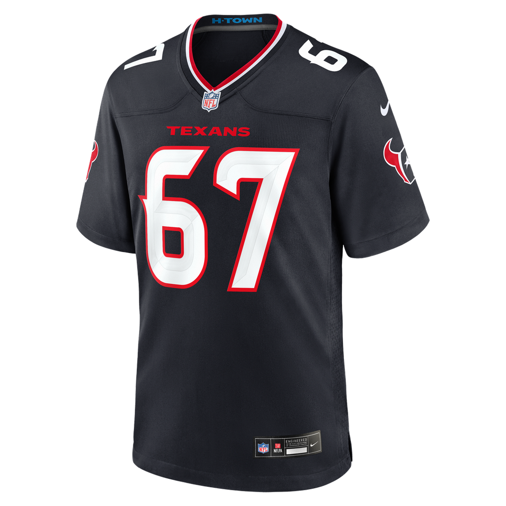 Houston Texans Evan Brown Nike Team Game Jersey - Navy