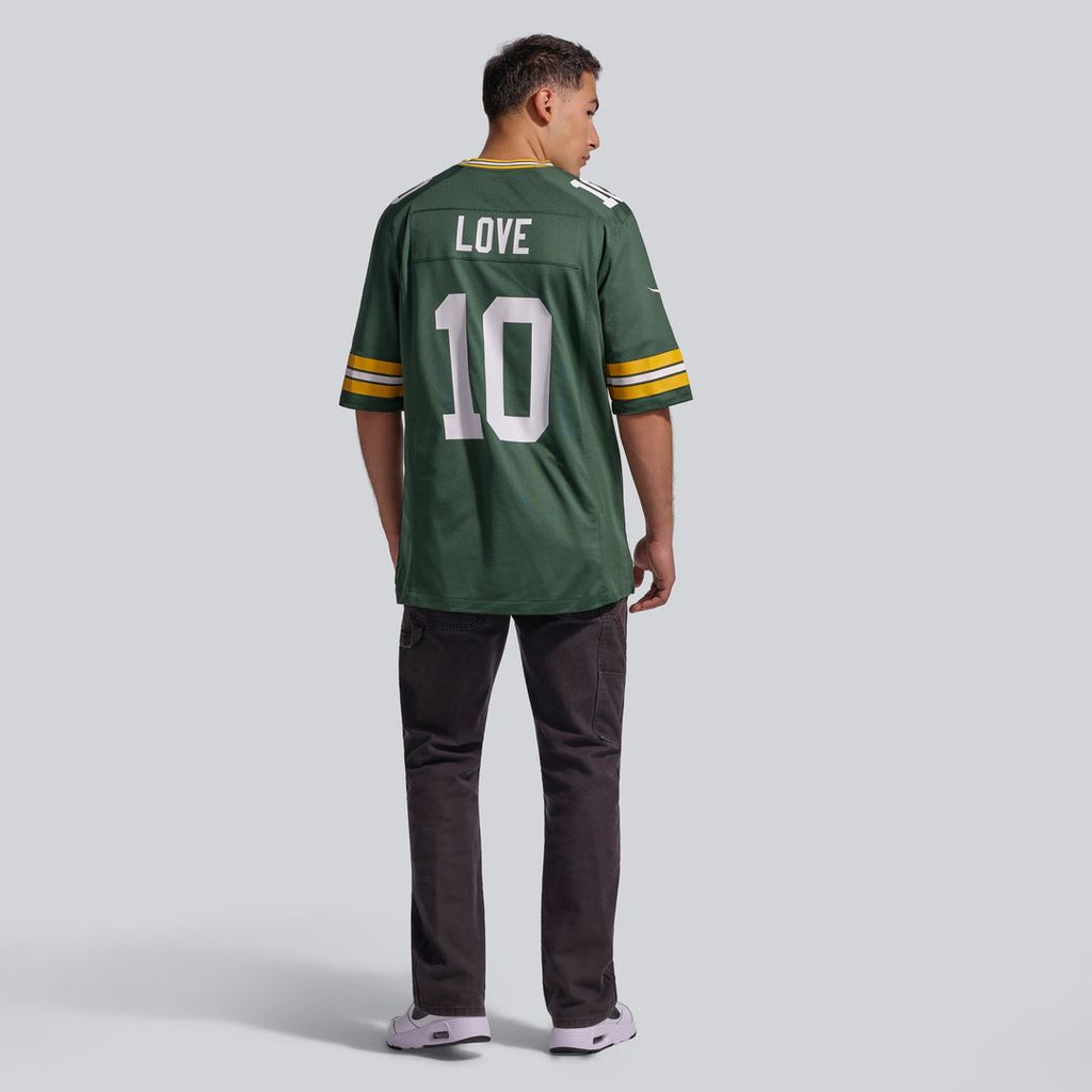 Green Bay Packers Jordan Love Nike Player Game Jersey - Green