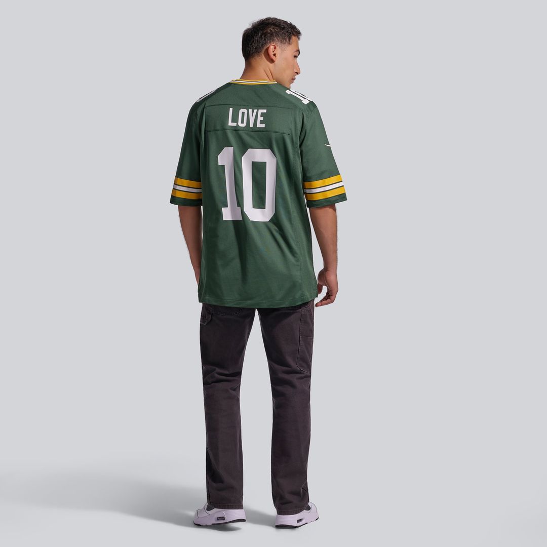 Green Bay Packers Jordan Love Nike Player Game Jersey - Green