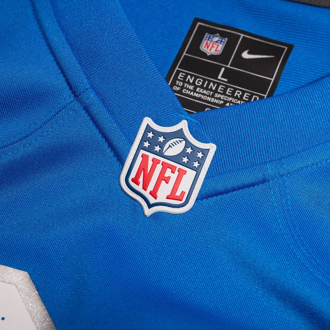 Detroit Lions Hogan Hatten Nike Game Jersey - Blue