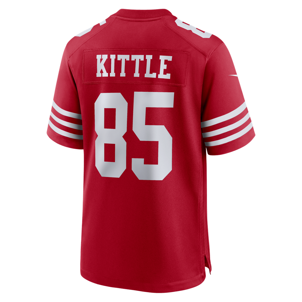 San Francisco 49ers George Kittle Nike 80th Anniversary Game Jersey - Scarlet