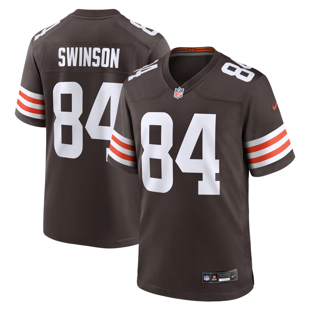 Cleveland Browns Messiah Swinson Nike Team Game Jersey - Brown