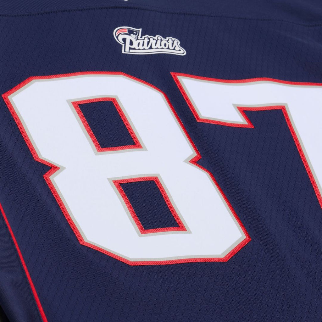 New England Patriots Rob Gronkowski Mitchell & Ness Big & Tall 2010 Legacy Retired Player Jersey - Navy