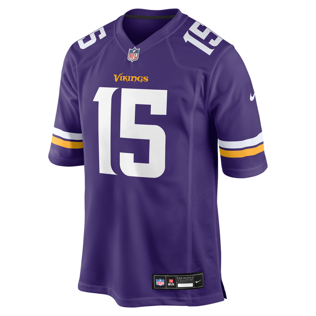 Minnesota Vikings Dallas Turner Nike Game Jersey - Purple
