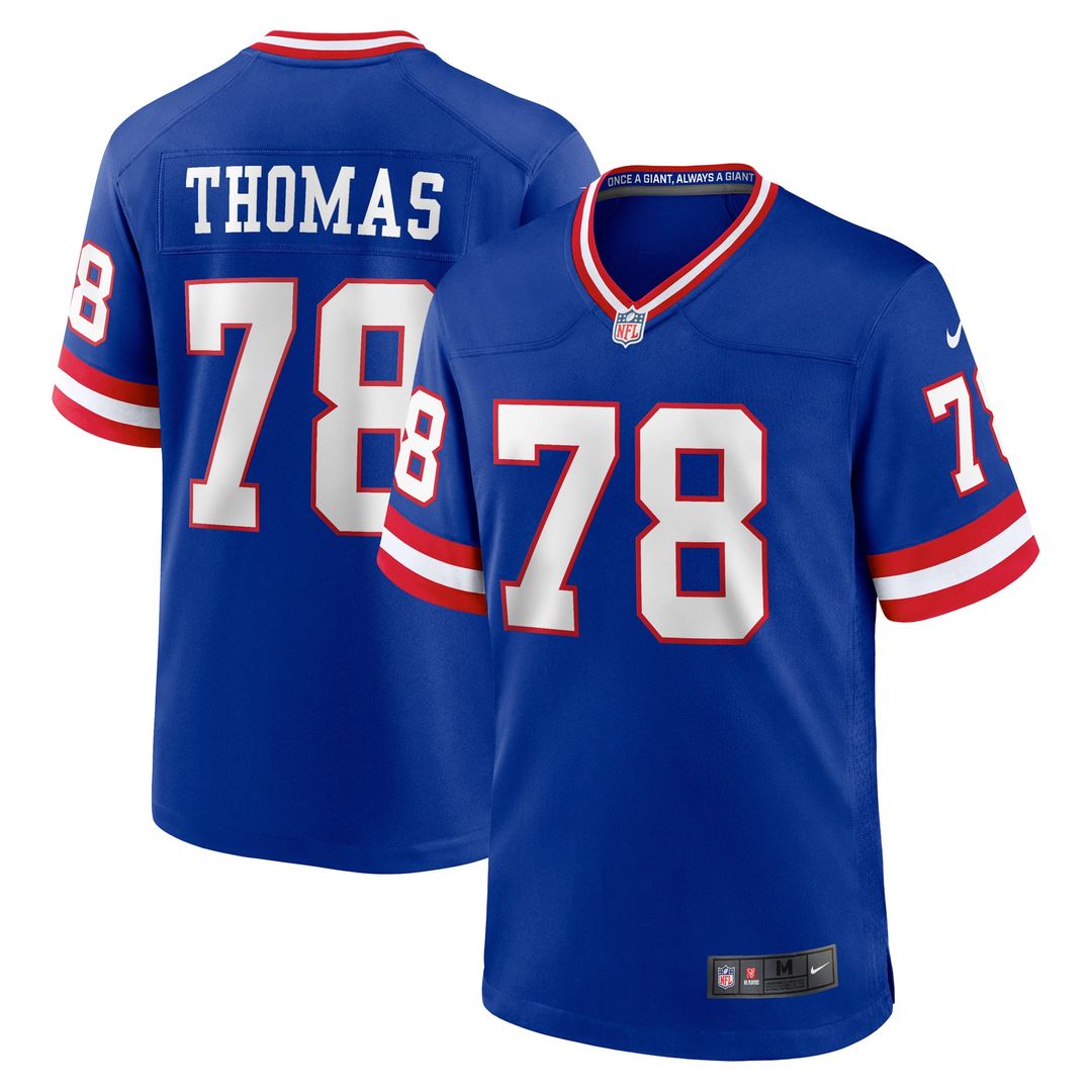 New York Giants Andrew Thomas Nike Alternate Game Jersey - Royal