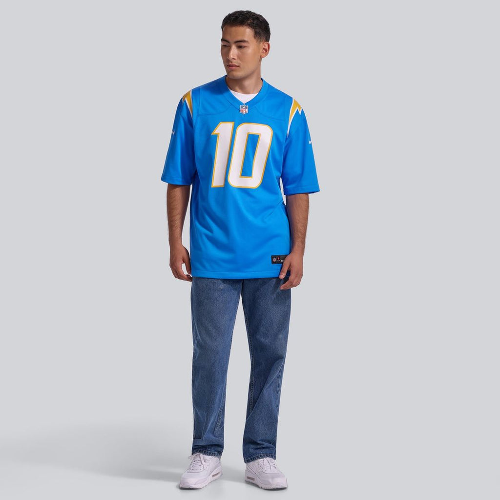 Los Angeles Chargers Justin Herbert Nike Player Game Jersey - Powder Blue