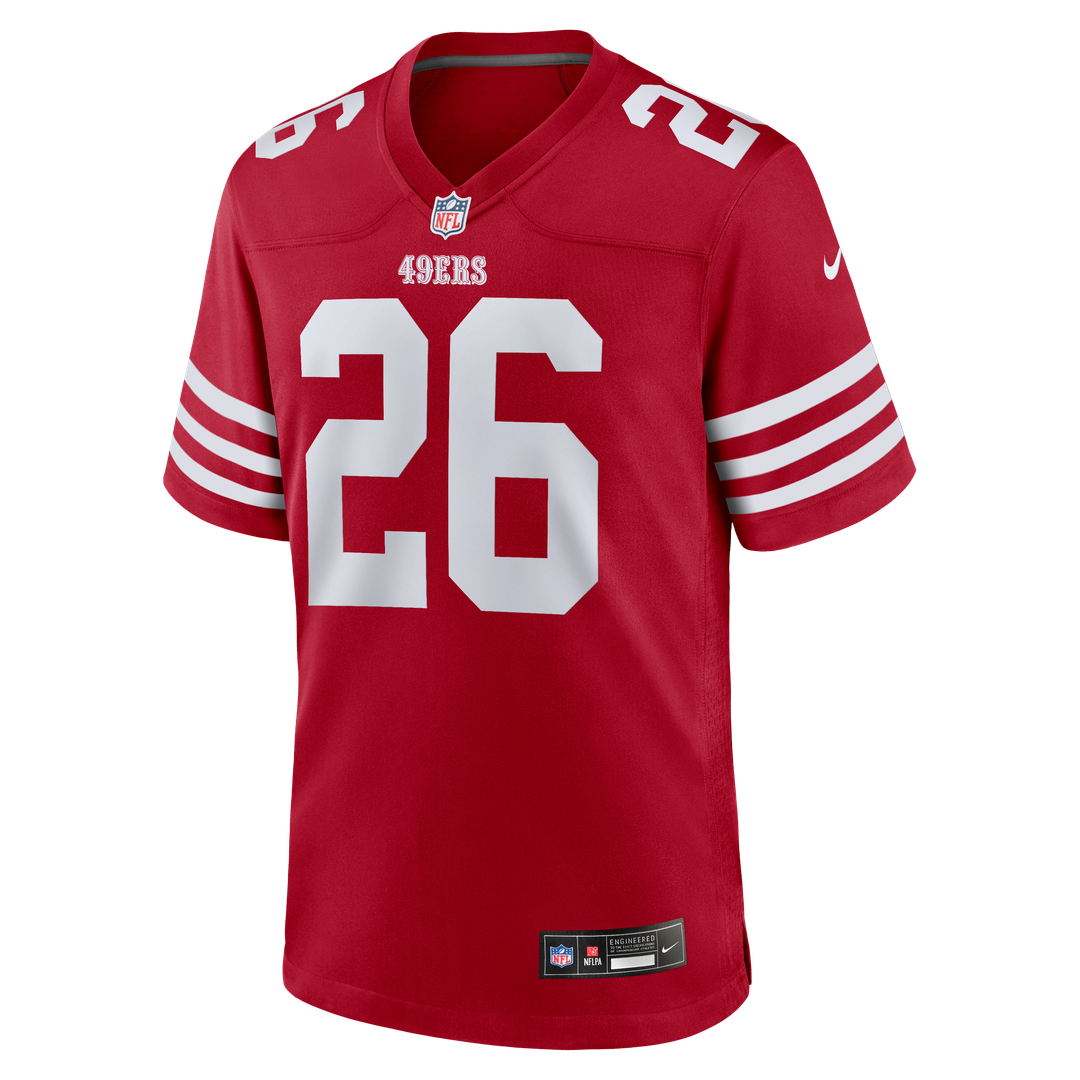 San Francisco 49ers Chase Lucas Nike Team Game Jersey - Scarlet