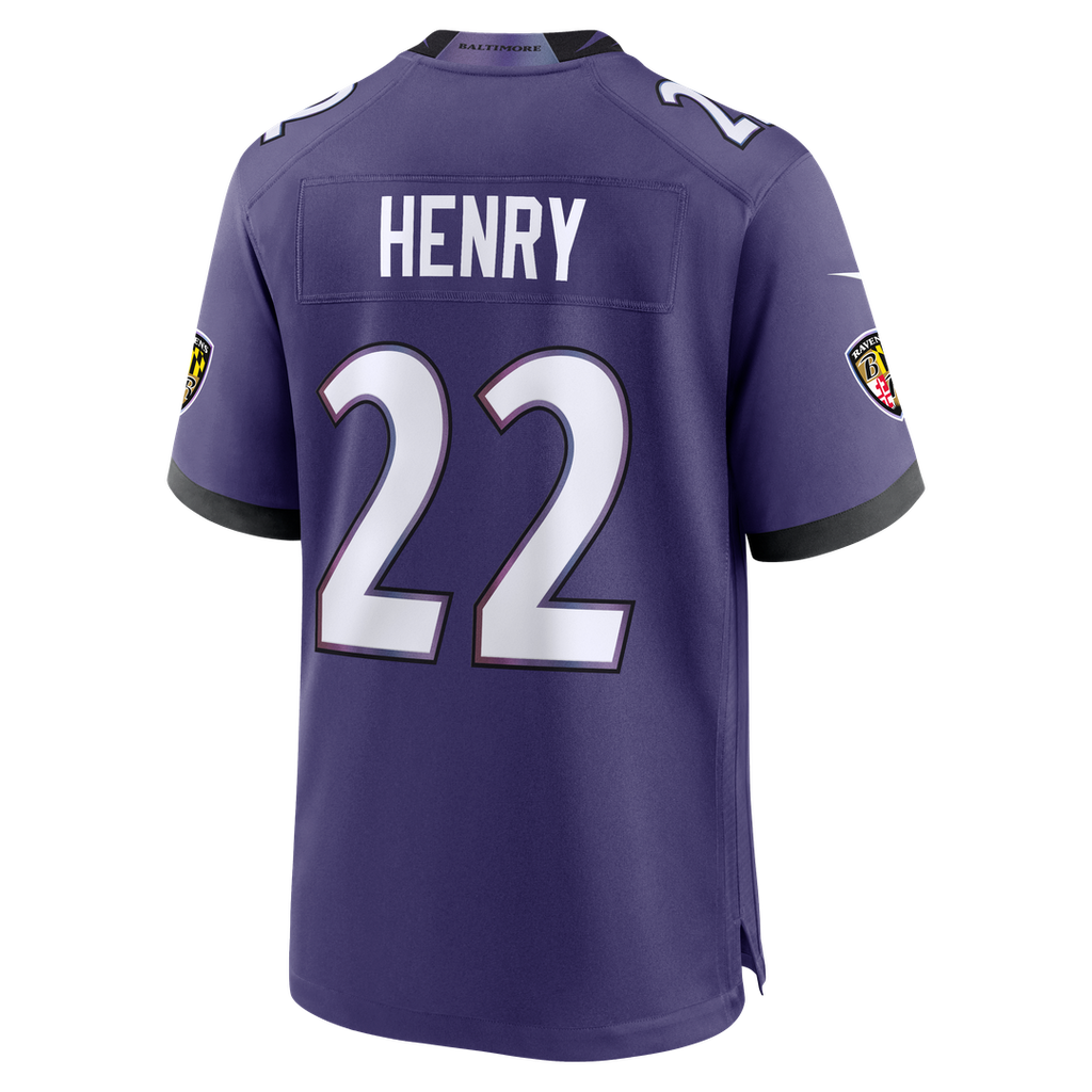 Baltimore Ravens Derrick Henry Nike Team Game Jersey - Purple