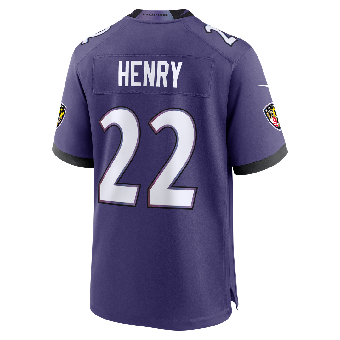 Baltimore Ravens Derrick Henry Nike Team Game Jersey - Purple