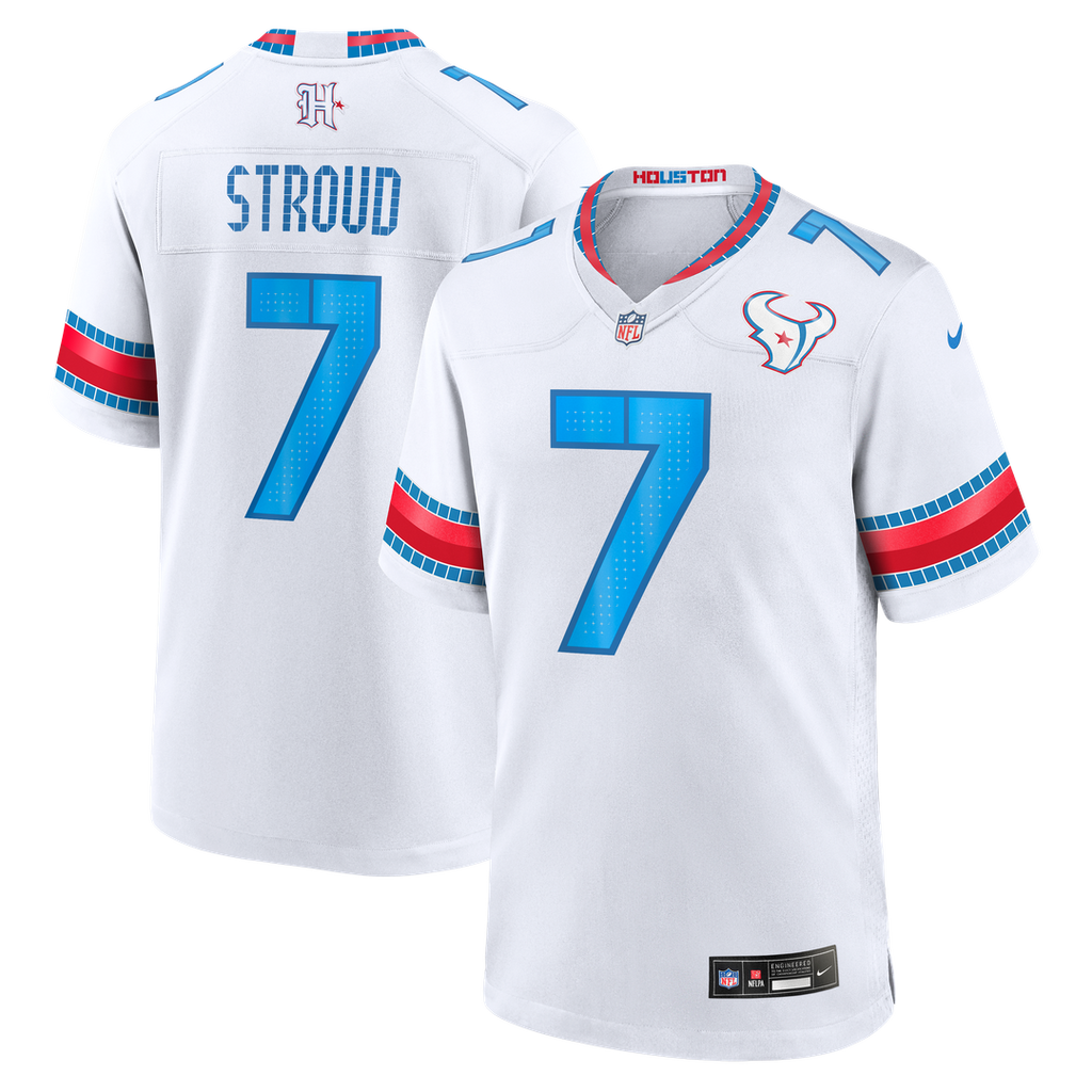 Houston Texans C.J. Stroud Nike 2026 Rivalries Collection Game Jersey - White