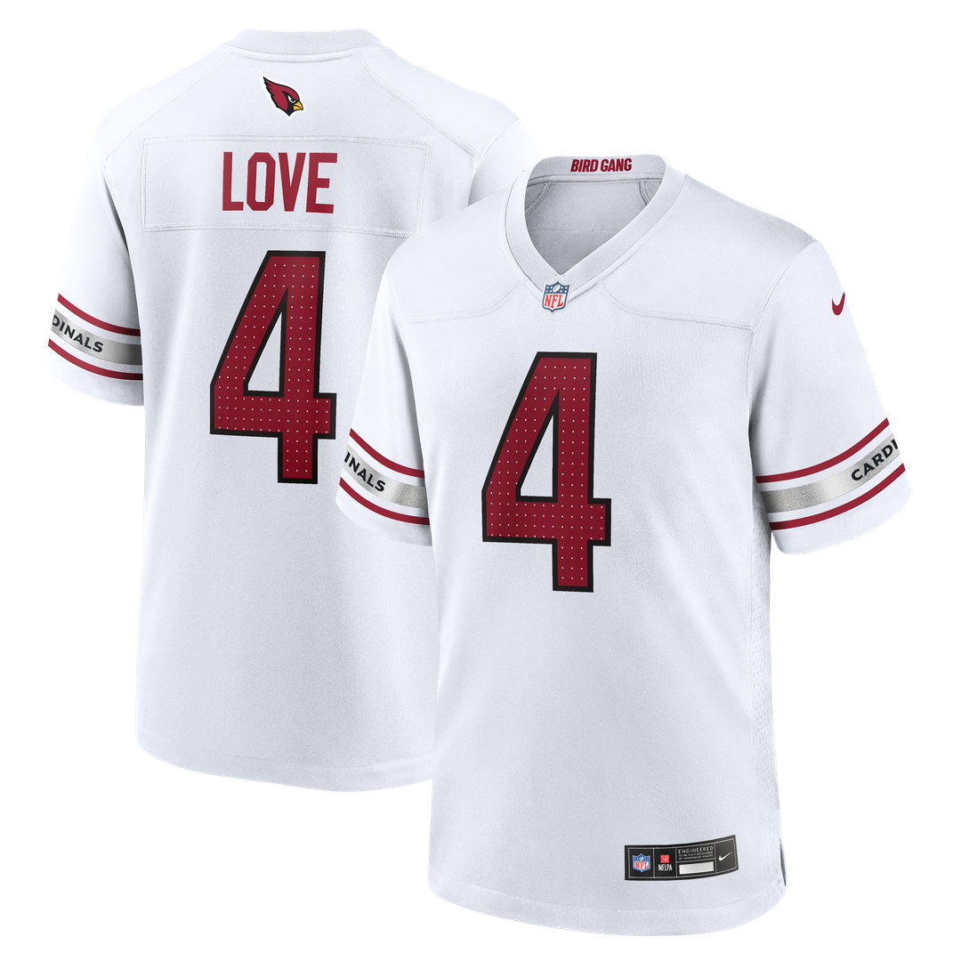 Arizona Cardinals Jeremiyah Love Nike Game Player Jersey - White