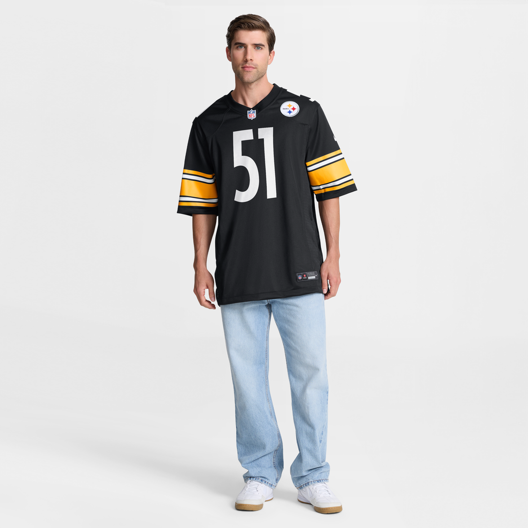 Pittsburgh Steelers Nick Herbig Nike Game Jersey - Black