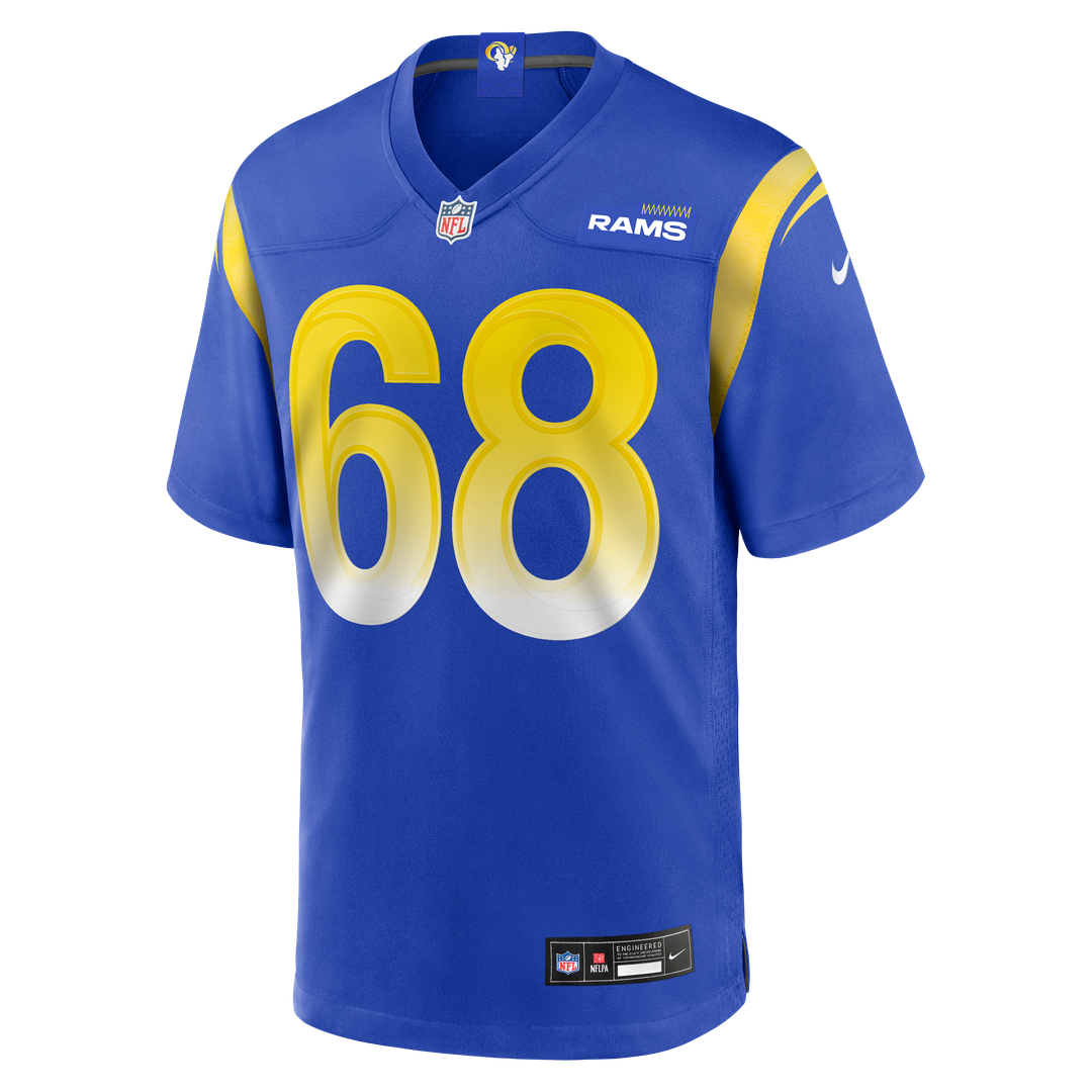Los Angeles Rams David Quessenberry Nike Team Game Jersey - Royal