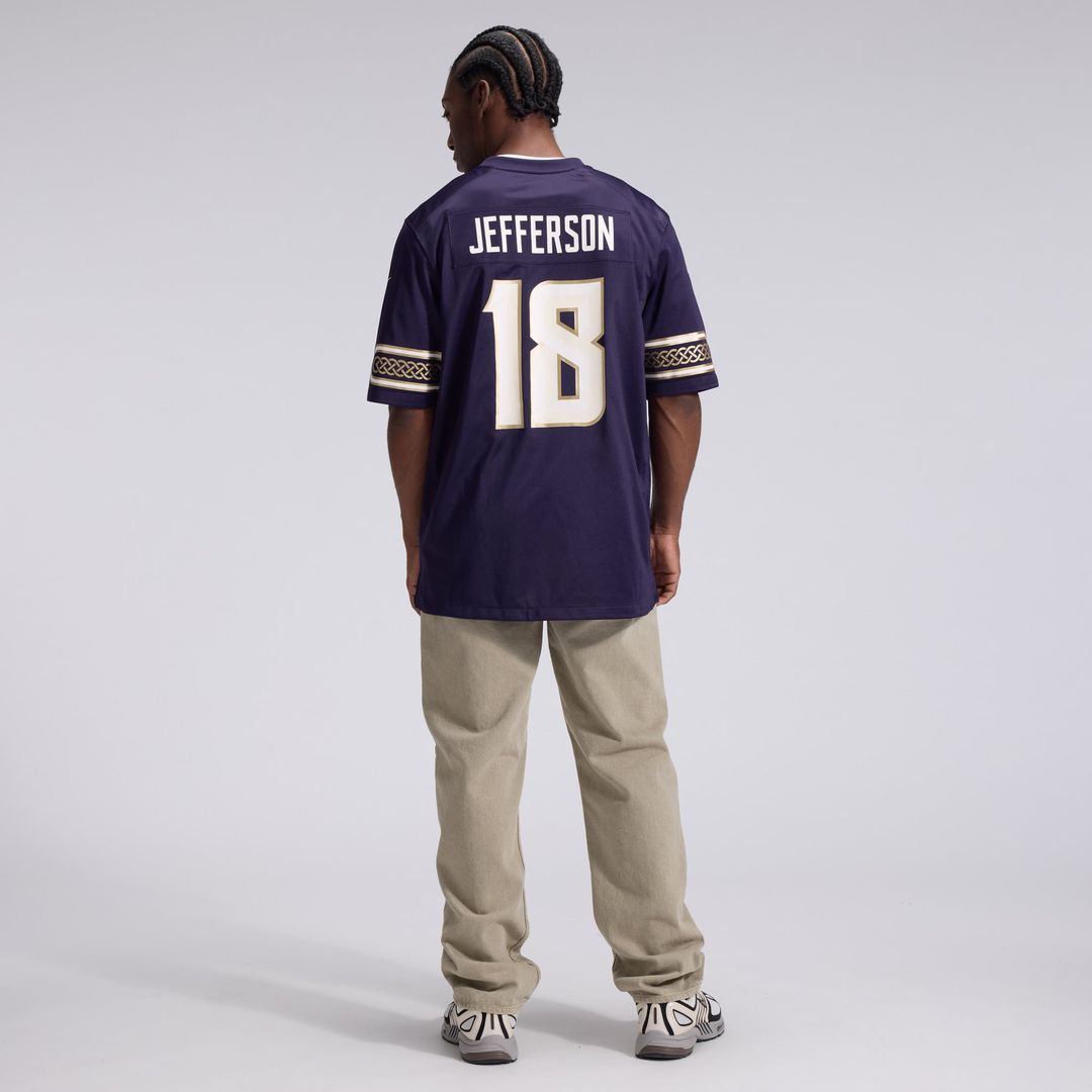 Minnesota Vikings Justin Jefferson Nike 2026 Rivalries Collection Game Jersey - Purple