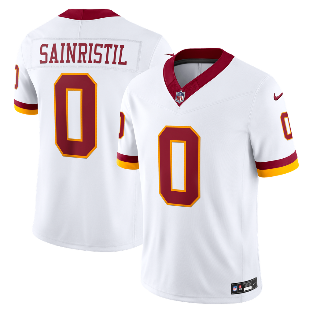 Washington Commanders Mike Sainristil Nike Vapor F.U.S.E. Stitched Limited Jersey - White