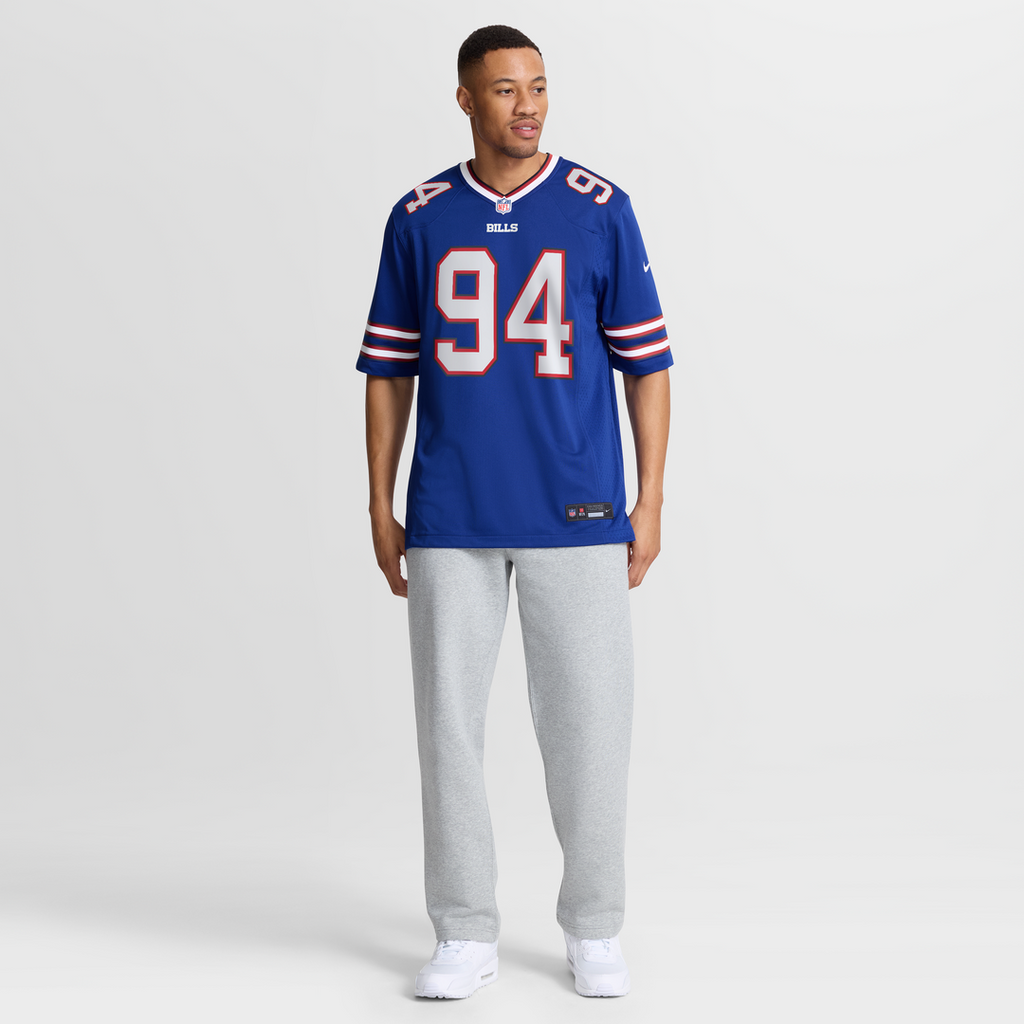 Buffalo Bills Landon Jackson Nike Team Game Jersey - Royal