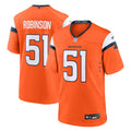 Denver Broncos Que Robinson Nike Team Game Jersey - Orange