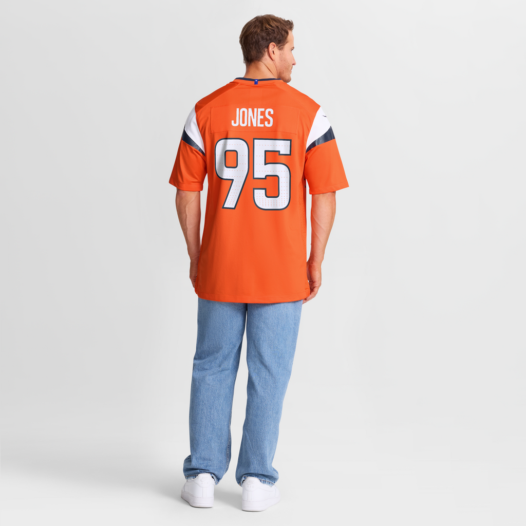 Denver Broncos Sai'vion Jones Nike Team Game Jersey - Orange