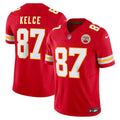 Kansas City Chiefs Travis Kelce Nike Vapor F.U.S.E. Limited Jersey - Red