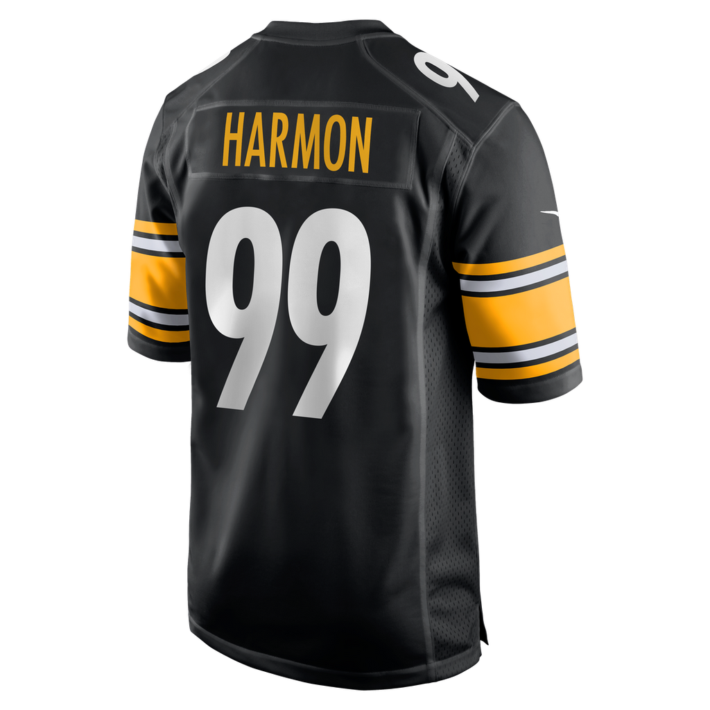 Pittsburgh Steelers Derrick Harmon Nike Game Player Jersey - Black