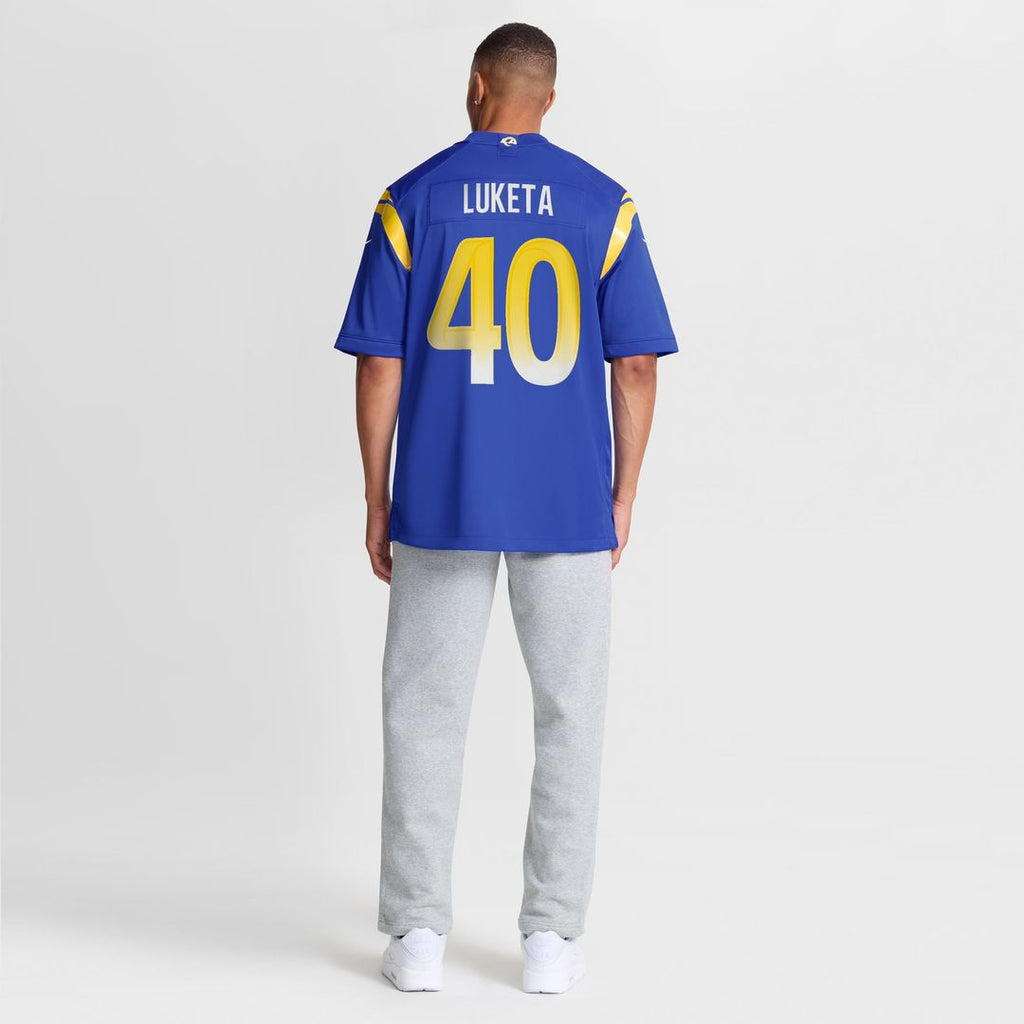 Los Angeles Rams Jesse Luketa Nike Team Game Jersey - Royal