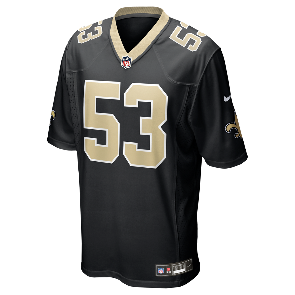 New Orleans Saints Jaylan Ford Nike Game Jersey - Black